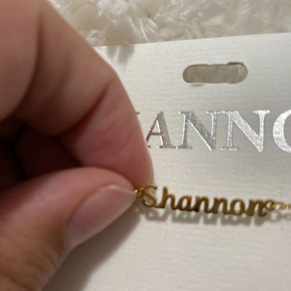 Shannon Freedom Bracelet Marina de Buchi Gold NEW Name Bracelet
